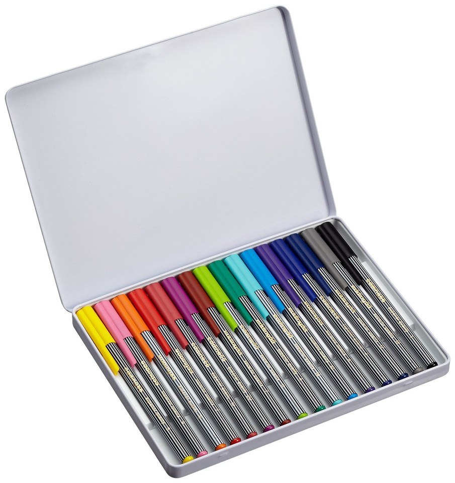 Edding E-1600 Fineliner, 0,3 Mm, Grün – Mit Metallummantelter Spitze Für Präzises Schreiben