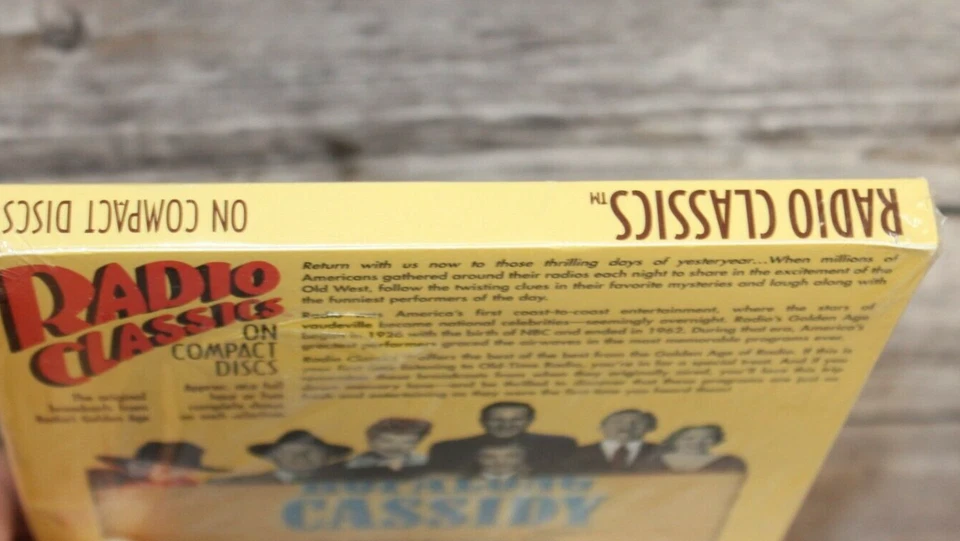 1950s Radio Classics Hopalong Cassidy  COMPAC DISCS SUN DOWN KID NWT Vintage - Image 4 of 4