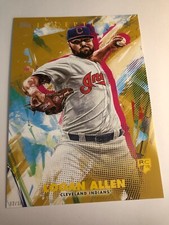 2020 Topps Inception Jumbo 5x7 Logan Allen Indians RC 11 02/10