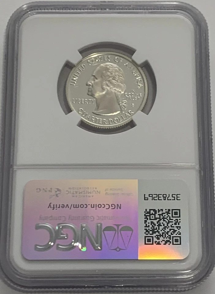 1999 S Proof Silver Pennsylvania Quarter NGC PF70 Ultra Cameo 25Cc - Image 2 of 3