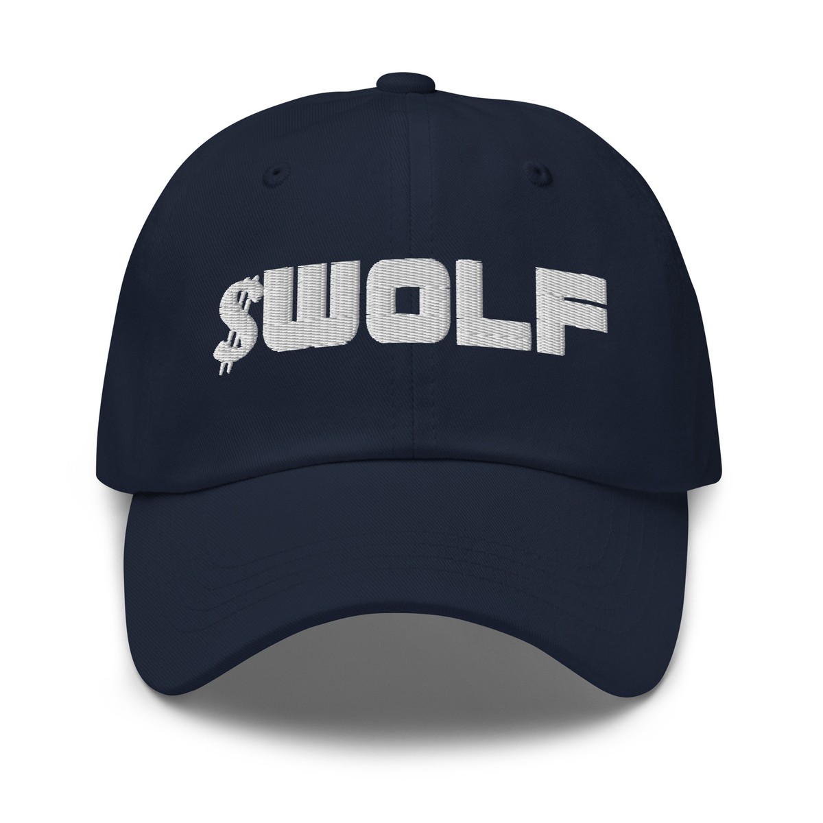 $WOLF Landwolf Solana Ticker Cryptocurrency Embroidered Baseball Cap Dad hat