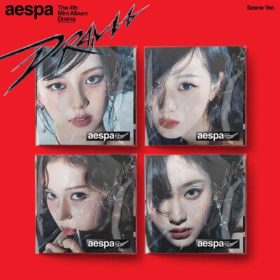 AESPA [DRAMA] 4th Mini Album SCENE KARINA Ver/CD+Poster+5 Post