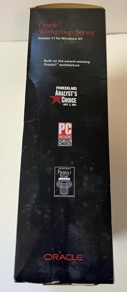 Oracle7 Workgroup Server Release 7.1 For MS Windows NT New Never Installed "OB" - Image 4 of 4