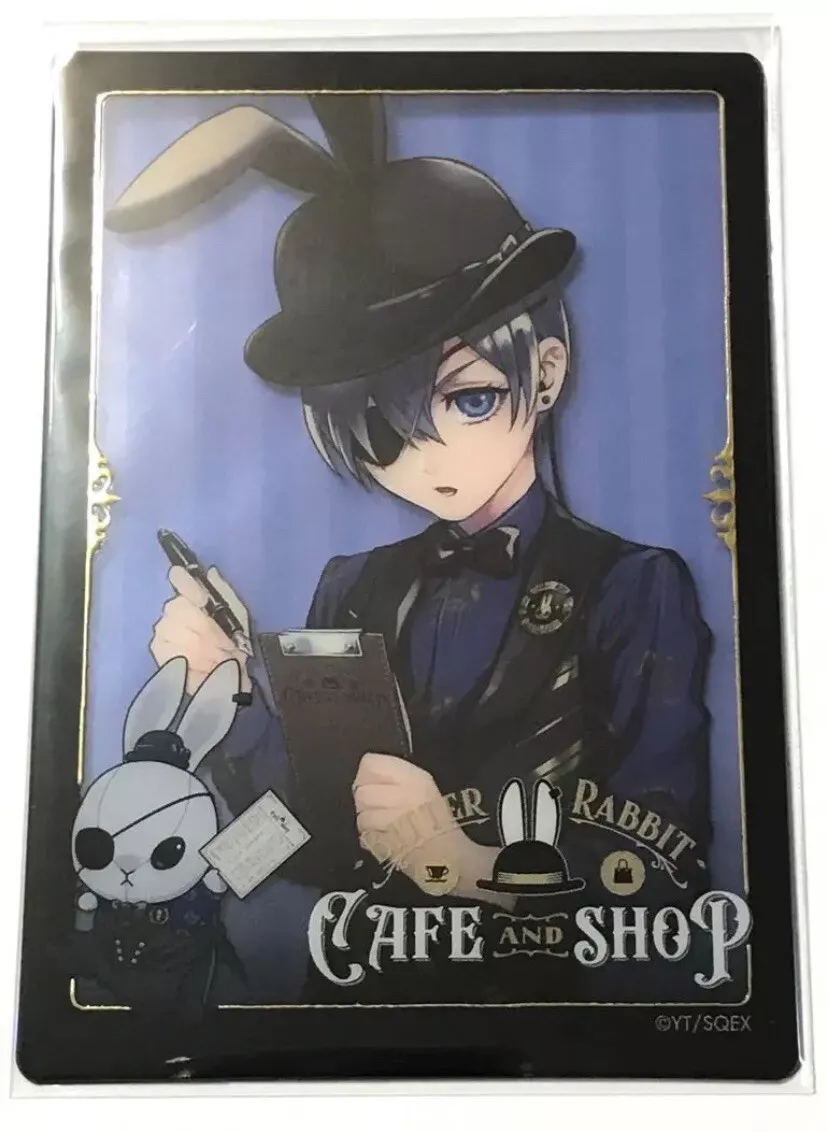 Black Butler Bitter Rabbit Cafe 2023 Big Acrylic Stand Ciel 6inch  Kuroshitsuji