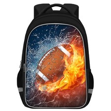 School Backpack for Boys - American Football Boys Backpack for Kids Children ...