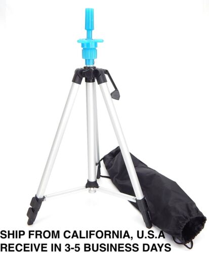 COSMETOLOGY MANNEQUIN TRIPOD FOR TRAINING HEAD DOLL STAND HOLDER W/ CARRY BAG  - Picture 1 of 1