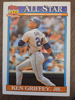1991 Topps - All-Star #392 Ken Griffey Jr ERROR | eBay