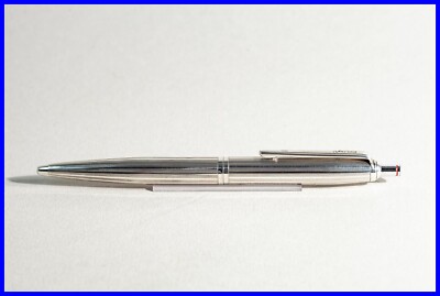 935 Silver ROTRING Tikk Kuli Ballpoint Pen Mid Century Design Clip