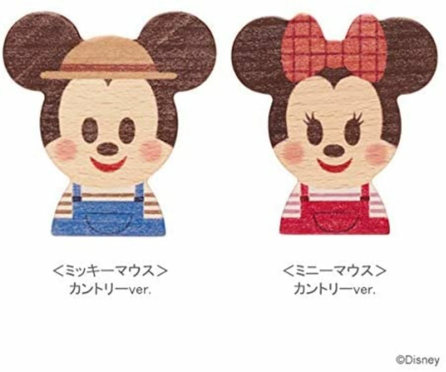 NEW Disney KIDEA BUSY BOX Wooden Toy Mickey & Friends Building 