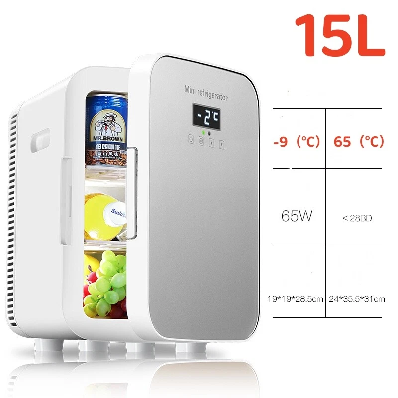 Mini Kühlschrank 15L Minibar Kosmetik Kühlbox kühlen heizen Minikühlschrank  - Bild 4 von 4