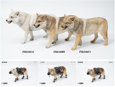 JXK 1/6 Tibetan Wolf JXK166A2B2C2 Collecting Figure 3 Types