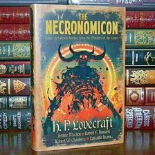 NEW Necronomicon by H.P. Lovecraft Horror Deluxe Dust Jacket Hardcover Gift