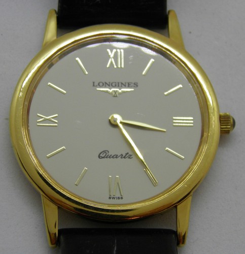 DE LONGINES L46352 QUARTZ ANALOG WATCH 