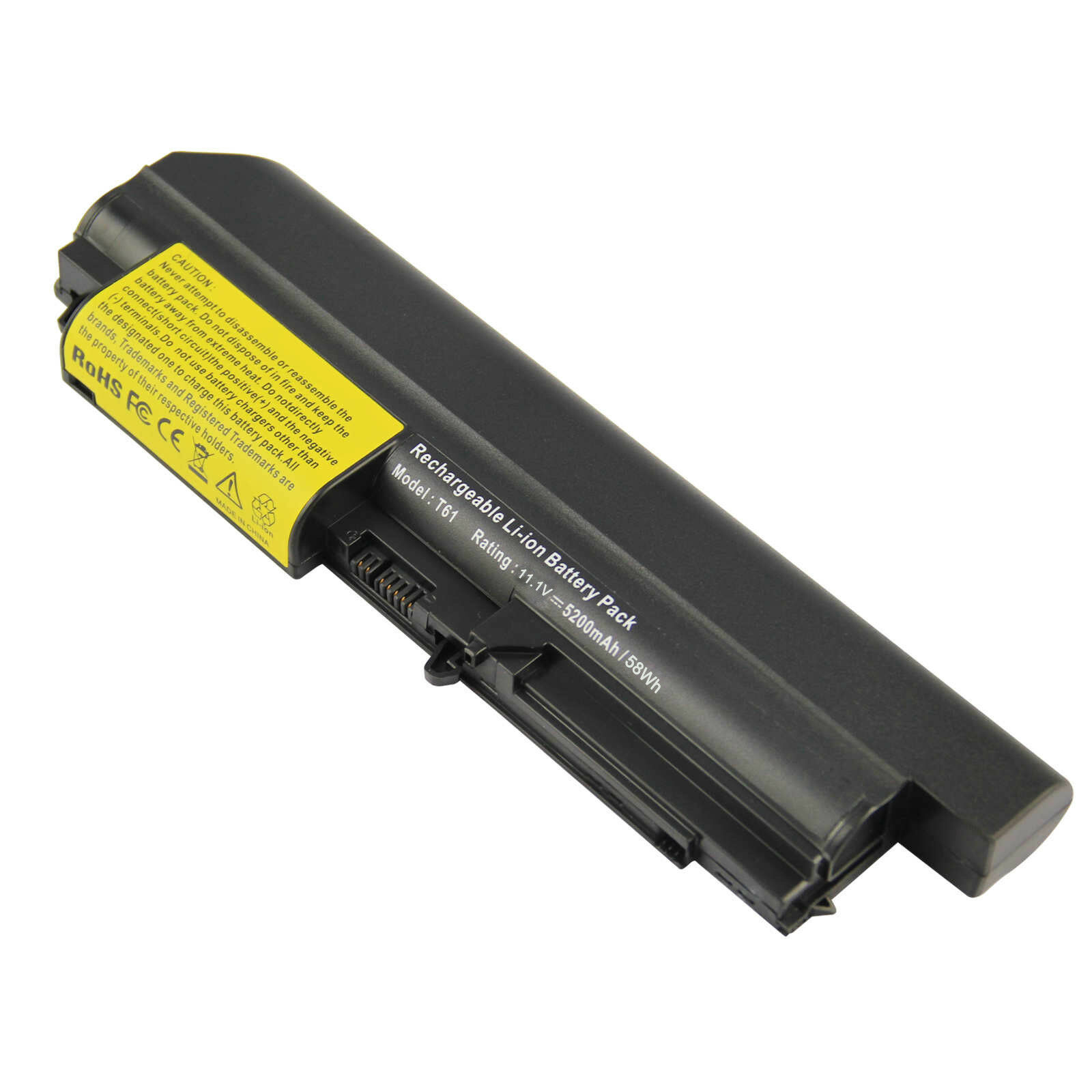 ARyee 5200mAh 11.1V T60 Batteria per Lenovo ThinkPad T61 T61p R61 R61i R61e( 15.4 wide screen) R60e R60