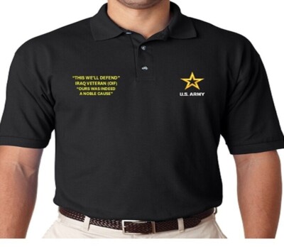 IRAQ VETERAN OIF* OURS WAS INDEED A NBOLE CAUSE *EMBROIDERED.OFFICIALLY LICENSED