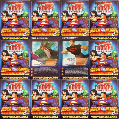 Top Trumps Einzelkarte Super DC Heroes 2 (Schurken) Figuren - verschiedene (FB3)