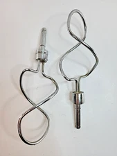 Pair Of 2 Dough Hooks Beaters for Vintage Sunbeam Mixmaster Stand Mixer