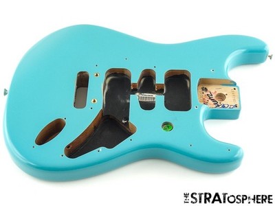 Fender Player II Stratocaster Strat Series BODY Guitar Alder Aquatone Blue.