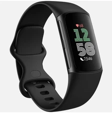 Fitbit Charge 6 Fitness Tracker - Black - GA05183NA Open Box