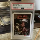 1991-92 NBA Hoops Michael Jordan Bulls PSA 9 Graded #543 Base Set Card