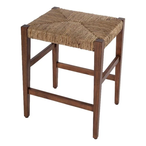 Butler Specialty Company Valencia 24.5"H Woven Backless Counter Stool - Brown - Picture 1 of 6