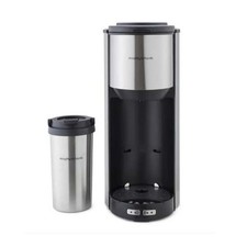 Morphy Richards Tazza Pour & Go Single Cup Coffee Maker Machine with Grinder