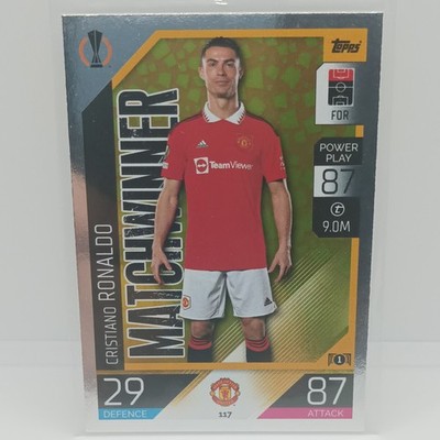 2022-23 Topps Match Attax Champions League Cristiano Ronaldo - Matchwinner #117