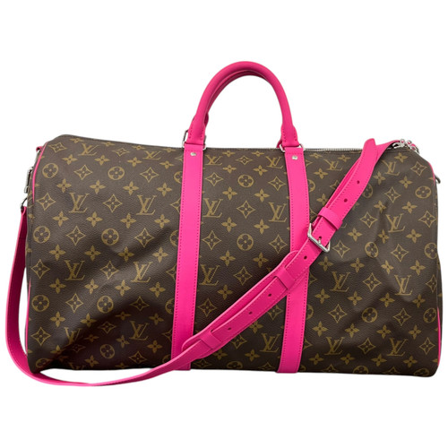 Louis Vuitton Women's Monogram Keepall 50 Travel Bag Brown