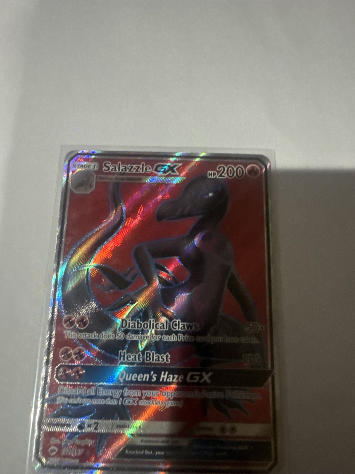 Salazzle GX (Full Art) 132/147 Sm-Burning Shadows Holo