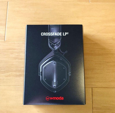 NEW UNOPENED V-Moda Crossfade LP 2 Wired DJ Headphones Black from Japan