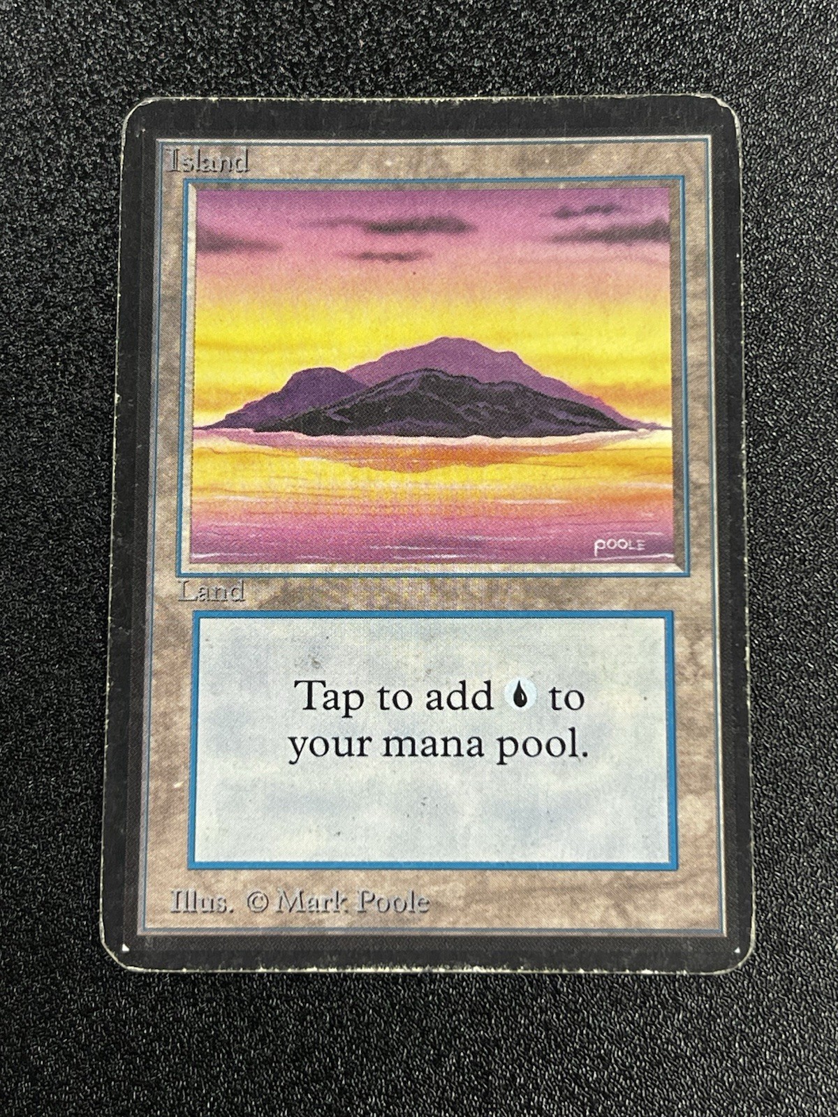 Island (B) Alpha Land Magic the Gathering MP