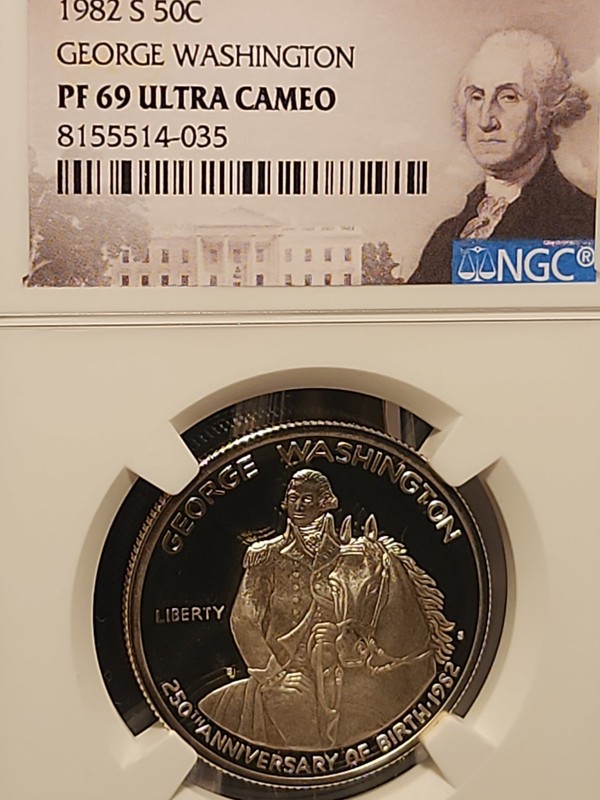 1982 George Washington proof 69 ultra cameo NGC San Francisco label