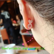 10Pcs Earring Lifter Backs Replacements Rubber Earring Backs for Droopy Ears US