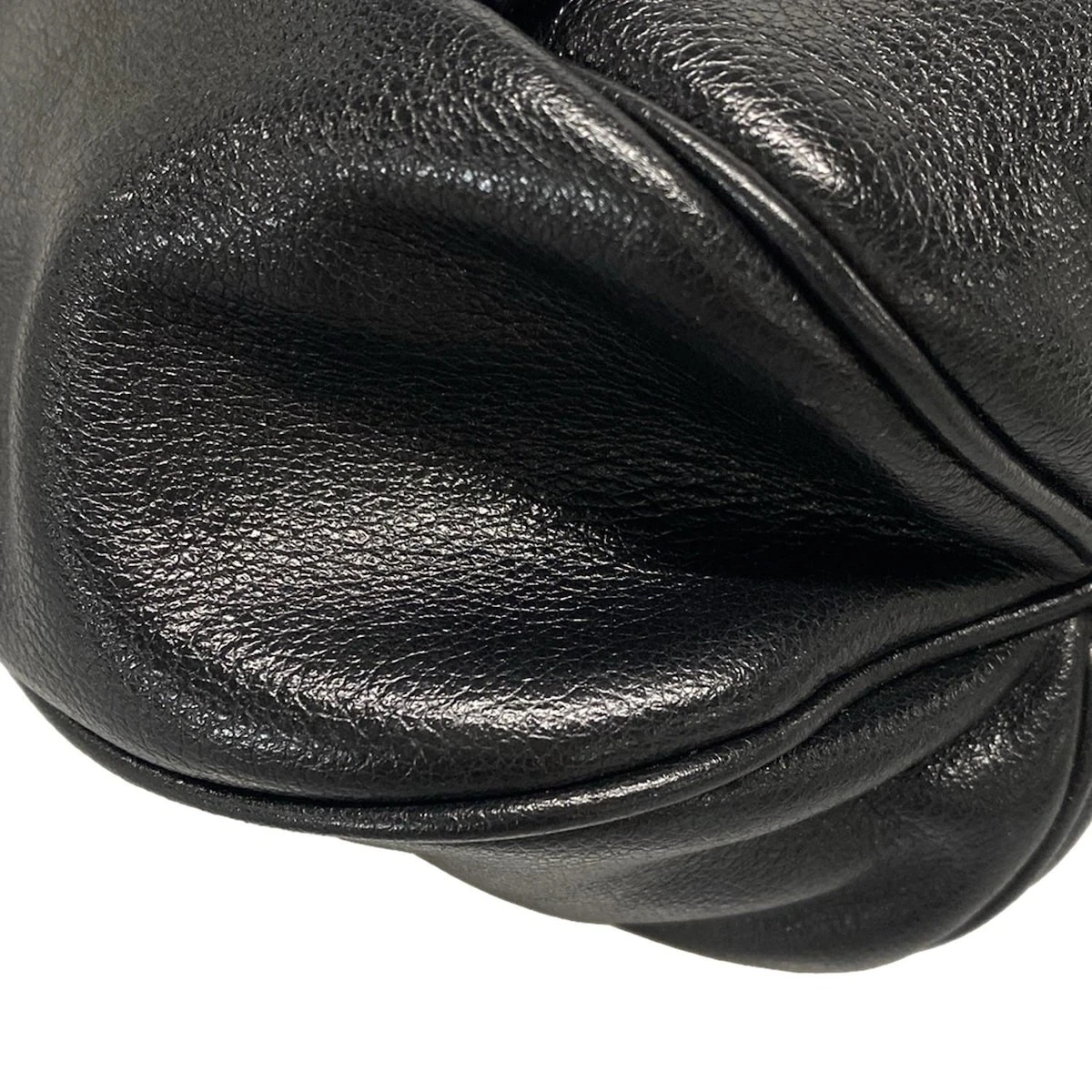 MIU MIU Auth miumiu Borsa a mano in pelle nera