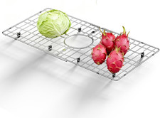 Extra Large 30"x16" Rust-Resistant Kitchen Sink Protector Grid