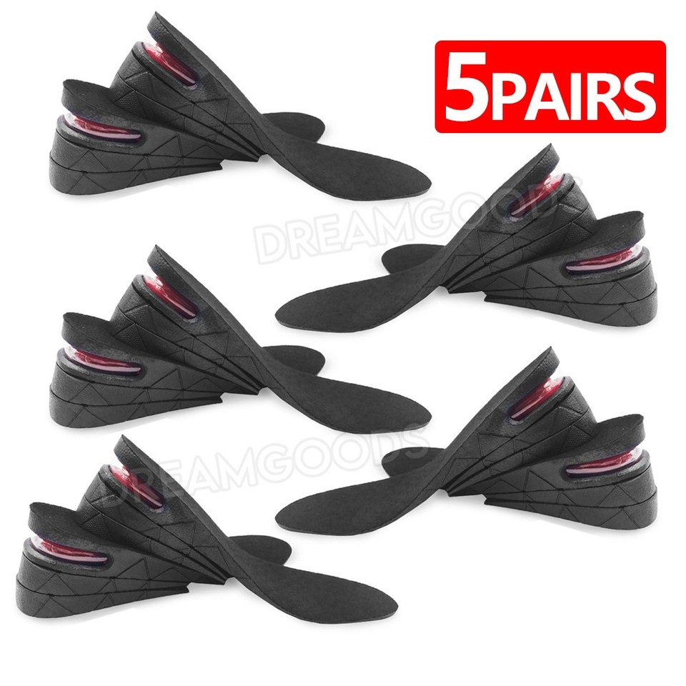 Shoe Insole Air Cushion Height Increase Heel Gel Inserts Taller Lift ...