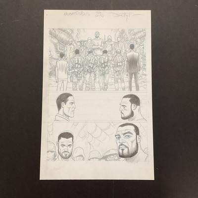 Original Artwork for Judge Dredd Megatropolis  Page 20 By Dave Taylor 2021