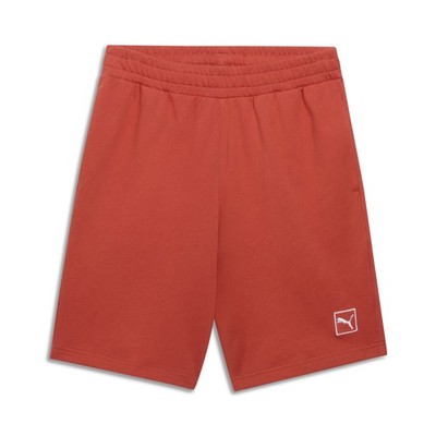 PUMA Essentials Elevated 9 Inch Shorts Mens Red Casual Athletic Bottoms 68473015