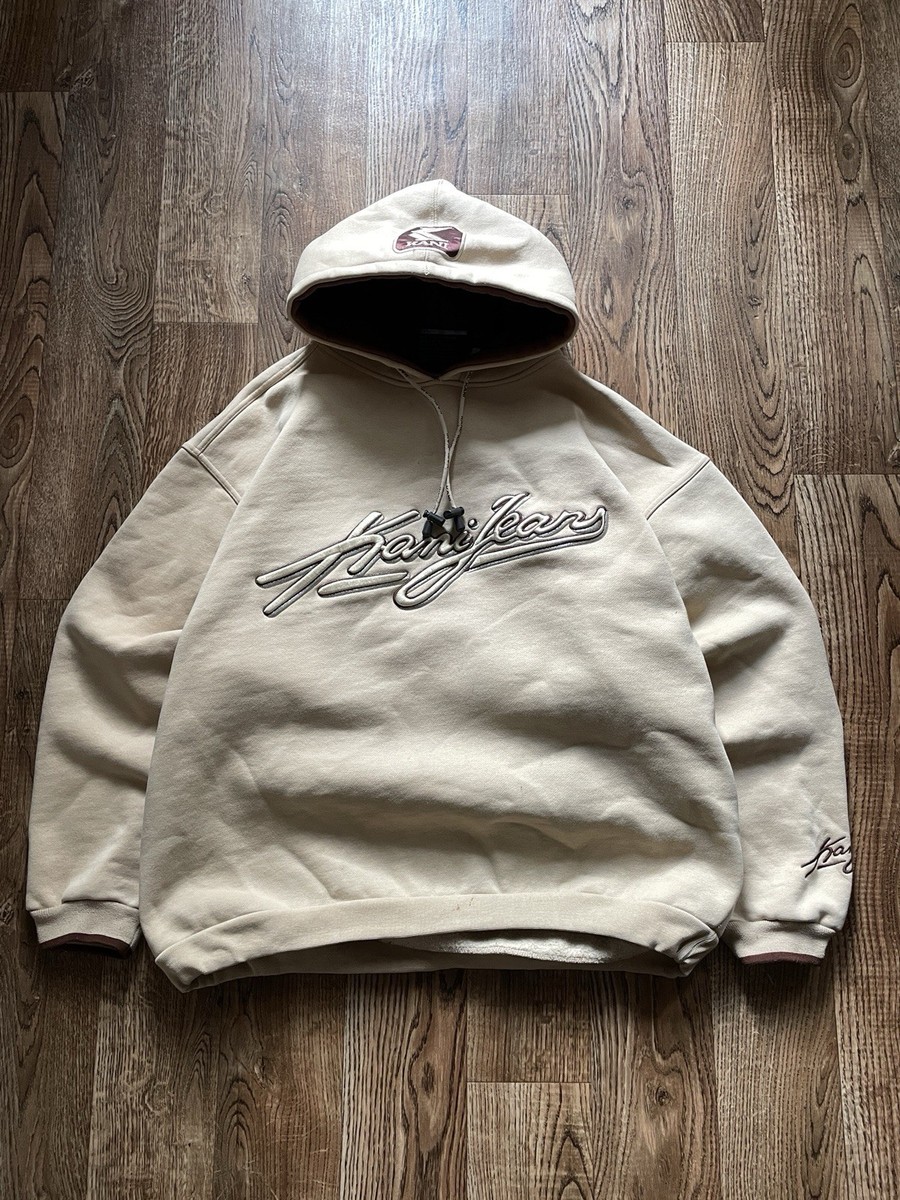 Vintage karl kani hoodie Beige size XXL Rap Hip Hop 2000 Y2K | eBay