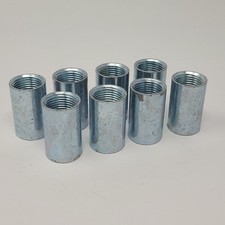 Lot of 8- SSE L CP16 Rigid Conduit Threaded Coupling, 1/2" 16mm, Stainless Steel
