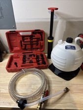 FIRSTINFO Manual ATF Refill Pump - 6L with 21 Adapters - Broad 6 Liter / Manual