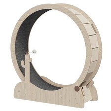 Cat Exercise Wheel 43"Cat Running Treadmill Wheel w/Locking Mechanism Cat Teaser