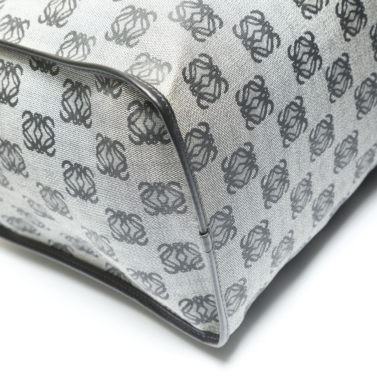 Authentic LOEWE Anagram Coding Canvas Boston bag … - image 6