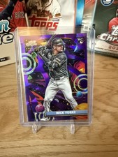 2025 Topps Chrome Cosmic Nick Yorke Purple Nebula /150 - Pirates RC
