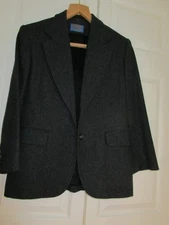 Pendleton Womens Gray Wool 2 Piece Pants Suit Blazer Sz 3 or 5 Petite  26W 26L 