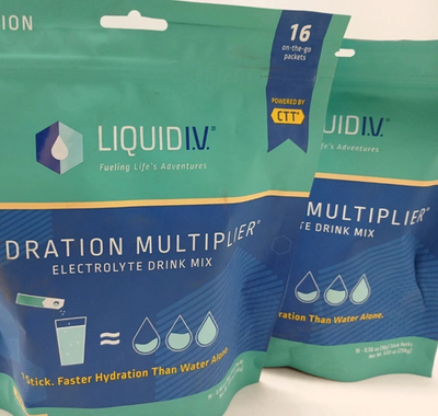 #ad Liquid I.V. Piña Colada Hydration Multiplier – 16 Sticks Each 2 Pack AUG 25 $25.99