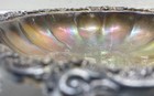 Wallace Silver Plate Footed Bowl Ornate Scalloped Rim Vintage 9 Inch — photo 7