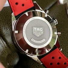 2025 TAG Heuer Carrera Calibre 16 CV201AR Blue Dial Chronograph Wristwatch -Mint 21