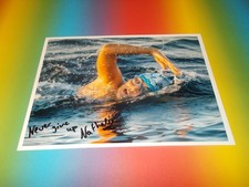 Nathalie Pohl  Schwimmen signed signiert autograph Autogramm auf 20x28 Foto