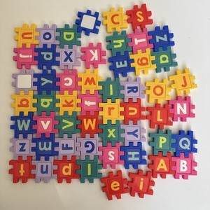 Ankyo Alphabet Puzzle Letters Interlocking Educational Toy Colorful Learning Set
